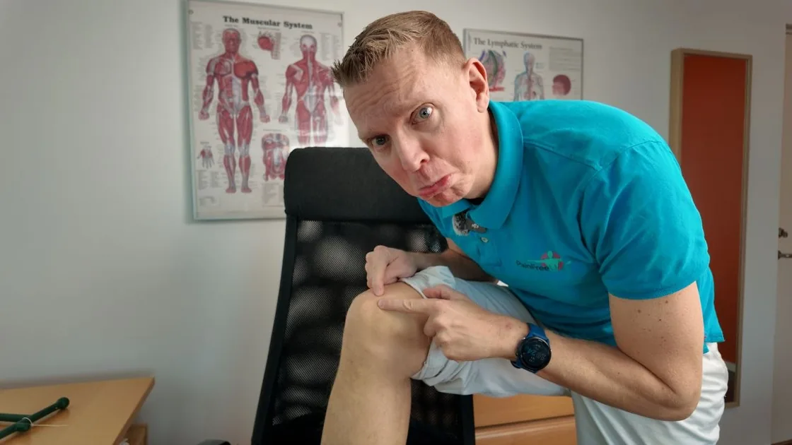 PainFreeU viser startområde ved vondt i kneet etter løping